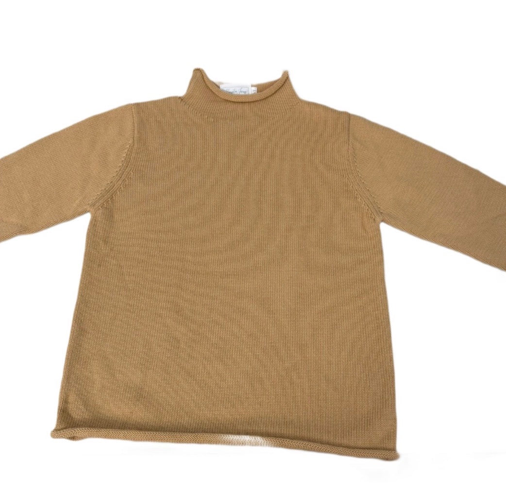 Rollneck Sweater- Khaki *Preorder