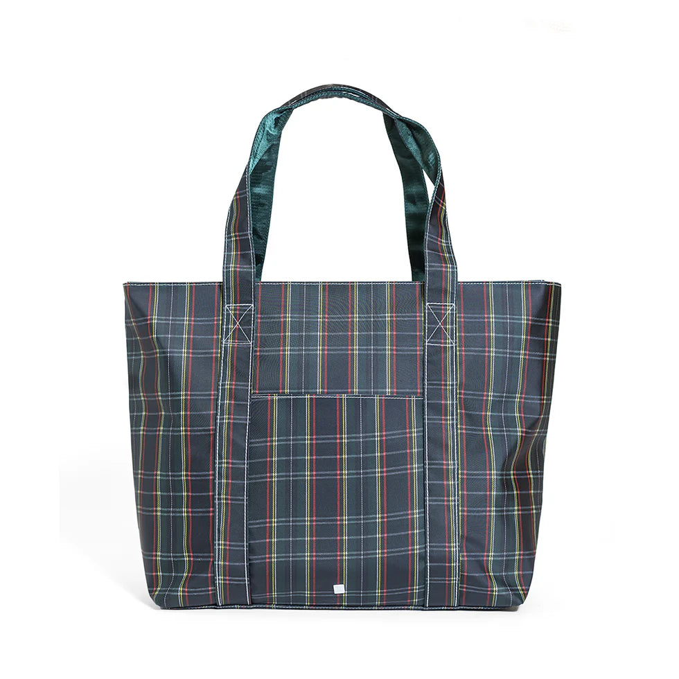 TRVL JUMBO TOTE - Cambridge Plaid