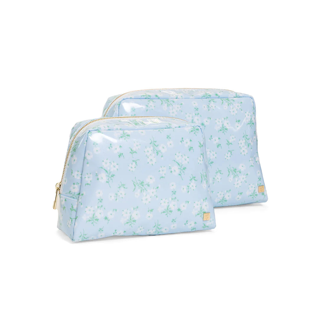 TRVL Luxe Gloss Wash Bag Set - Kiki Floral