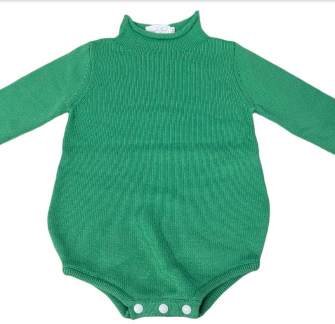 Rollneck Sweater Bubble- Kelly Green *Preorder