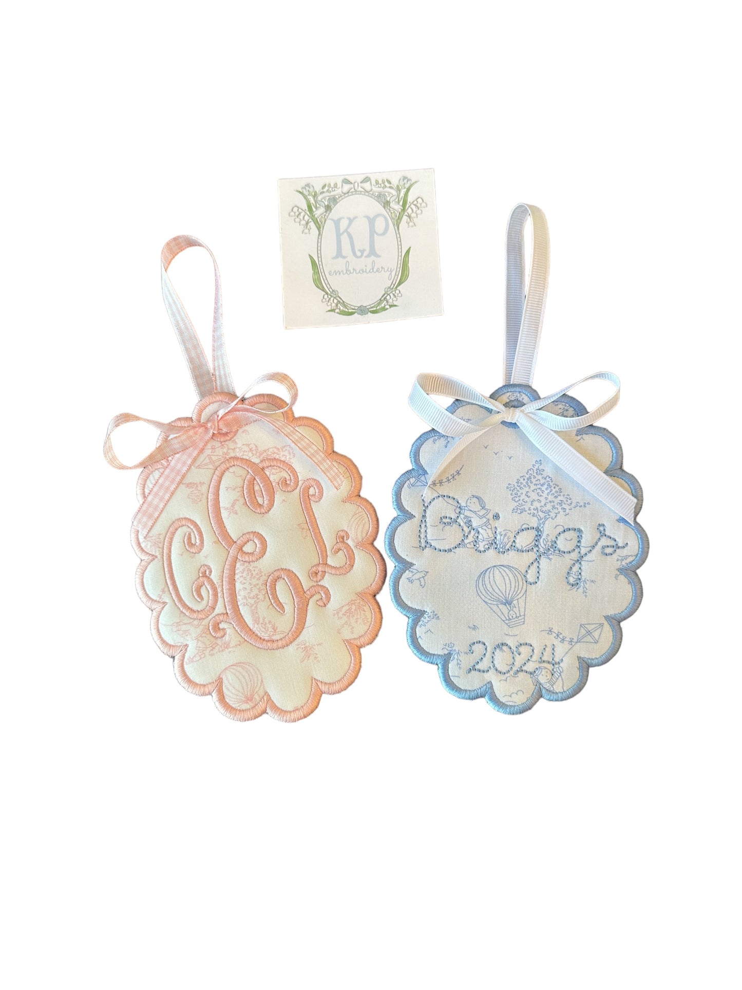 Christmas Ornament - Toile