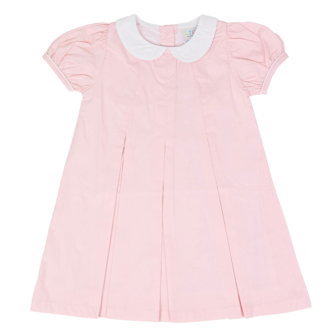 Pleated Peterpan Collar Dress