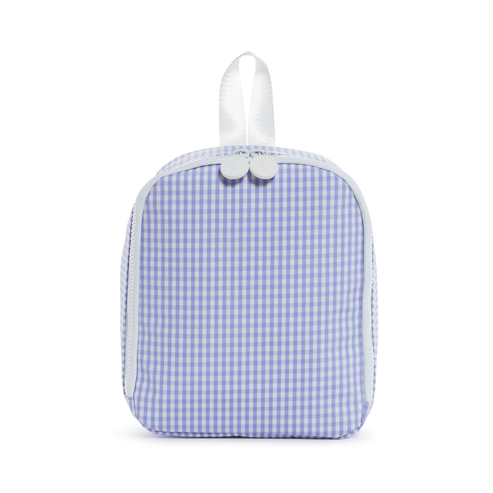 TRVL Lunch Bag- Lilac Gingham