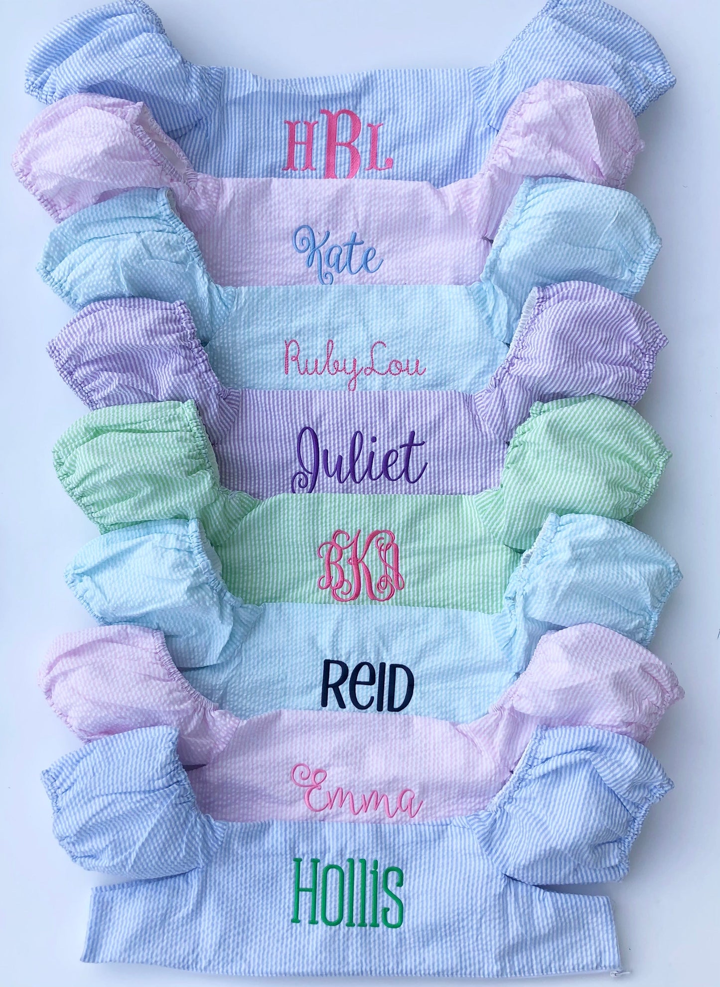 Seersucker puddle jumper cover