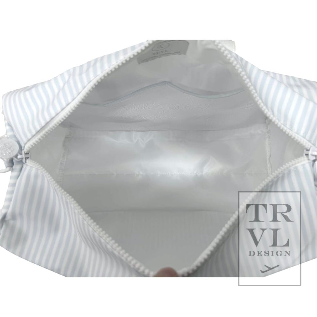 TRVL Weekender- Pimlico Stripe Blue Duffle Bag