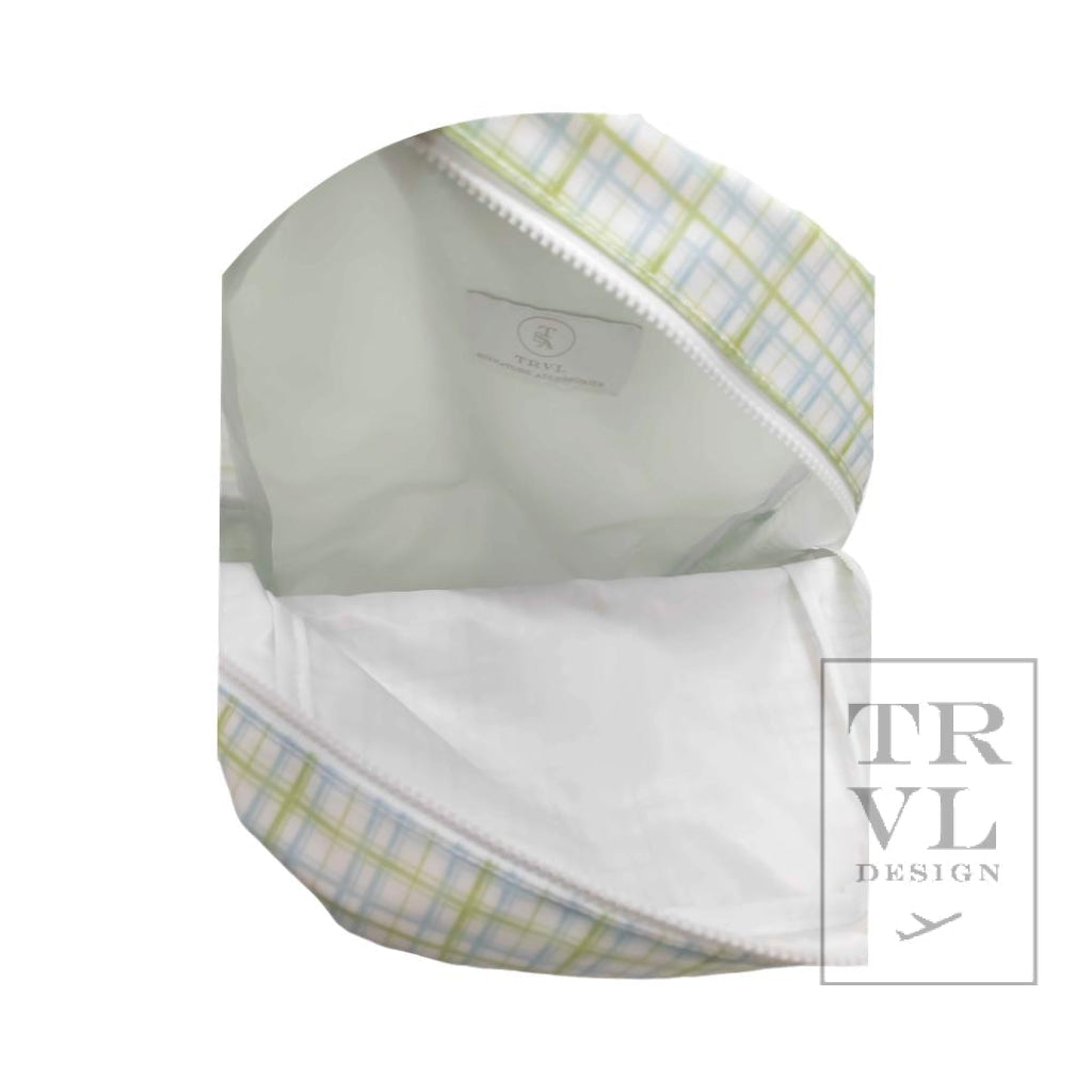 TRVL Backpacker- Classic Plaid Green