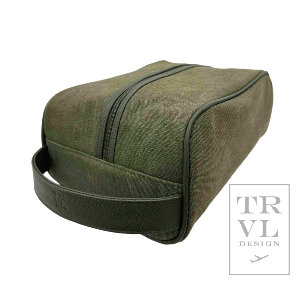 TRVL Men’s Shoe Bag- Coated Canvas Cactus