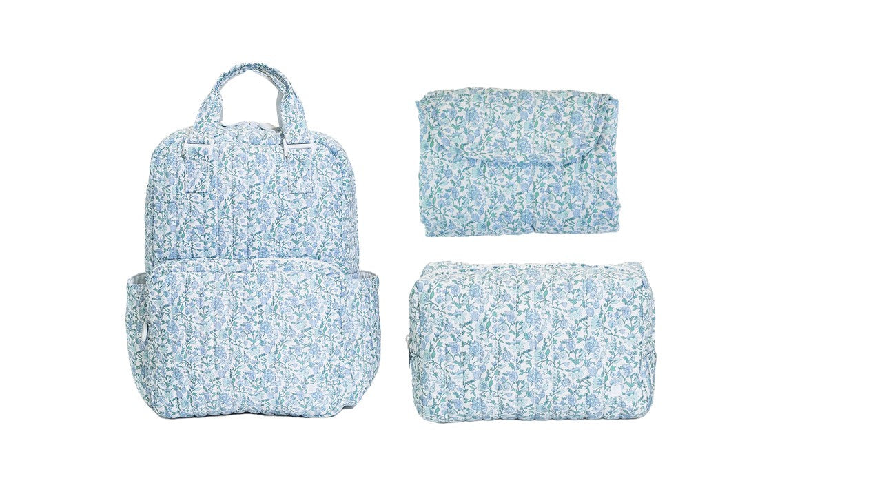 TRVL All You Need Bundle- Hamptons floral- changer mat + every day