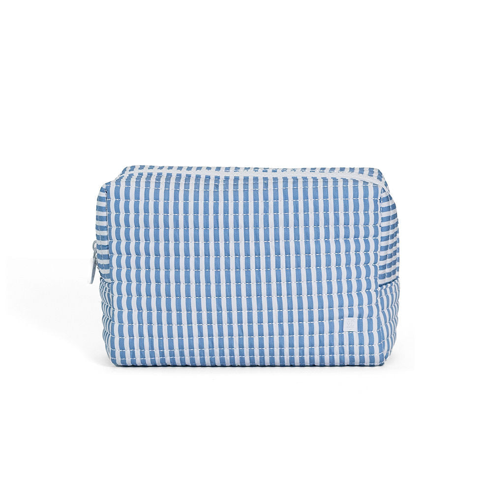 TRVL Quilted Everyday Bag- Pimlico Stripe Chambray
