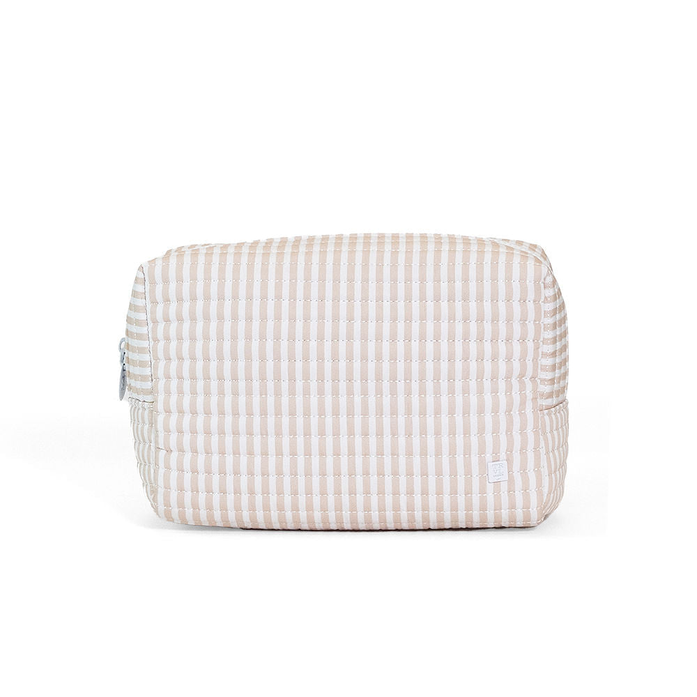 TRVL Quilted Everyday Bag- Pimlico Stripe Sand