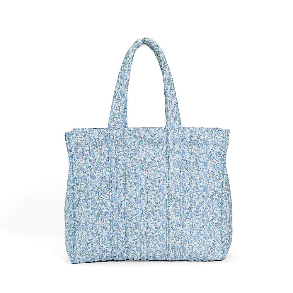 TRVL Quilted Go Go Tote- Hampton’s Floral- backordered early sept