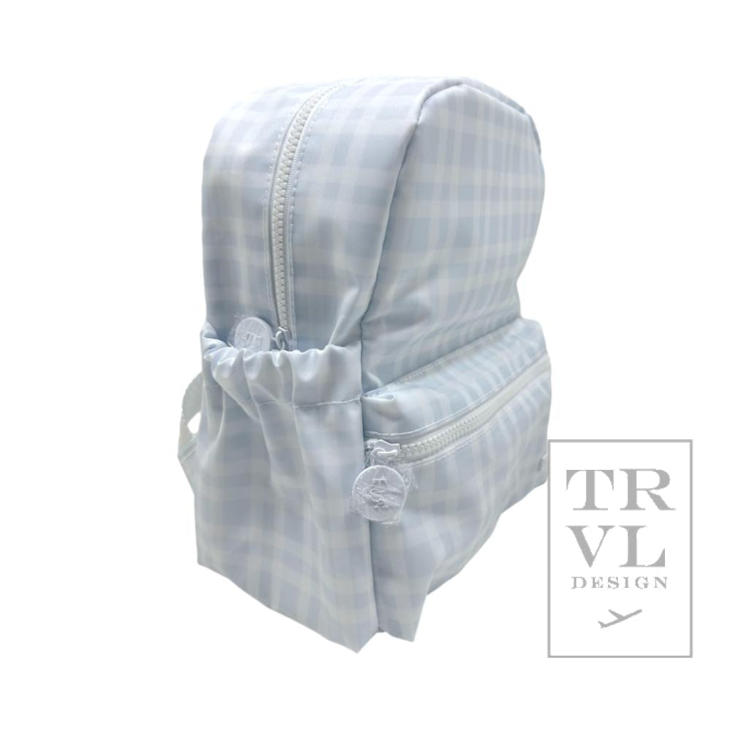 TRVL Mini Backer- Pimlico Plaid Blue