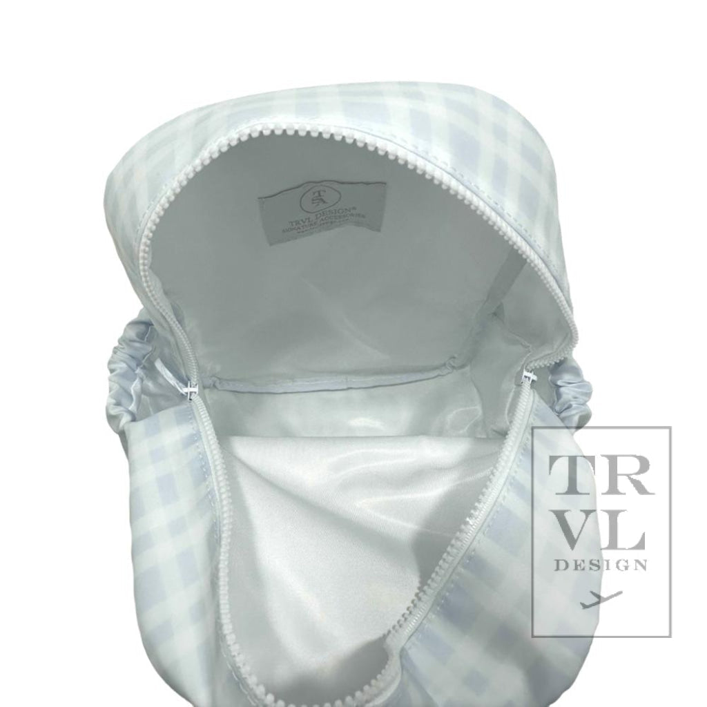 TRVL Mini Backer- Pimlico Plaid Blue