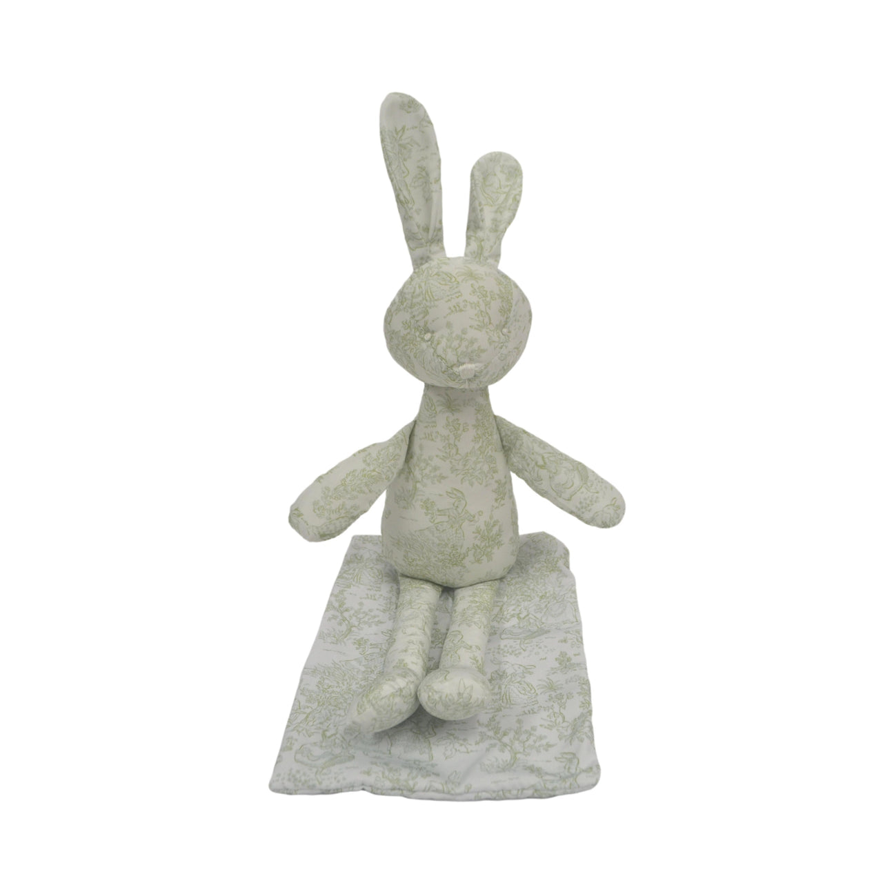 TRVL Bun Bun- Bunny Toile Green