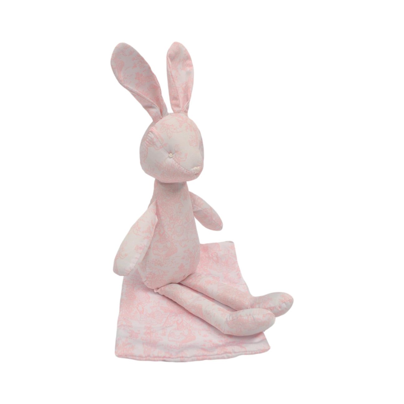 TRVL Bun Bun- Bunny Toile Pink- Backorder Early/Mid April