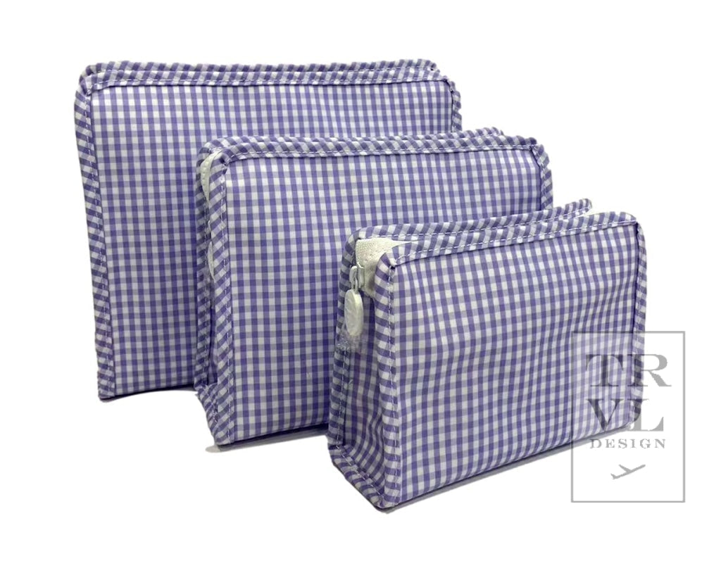 TRVL Roadie- Lilac Gingham-- backordered