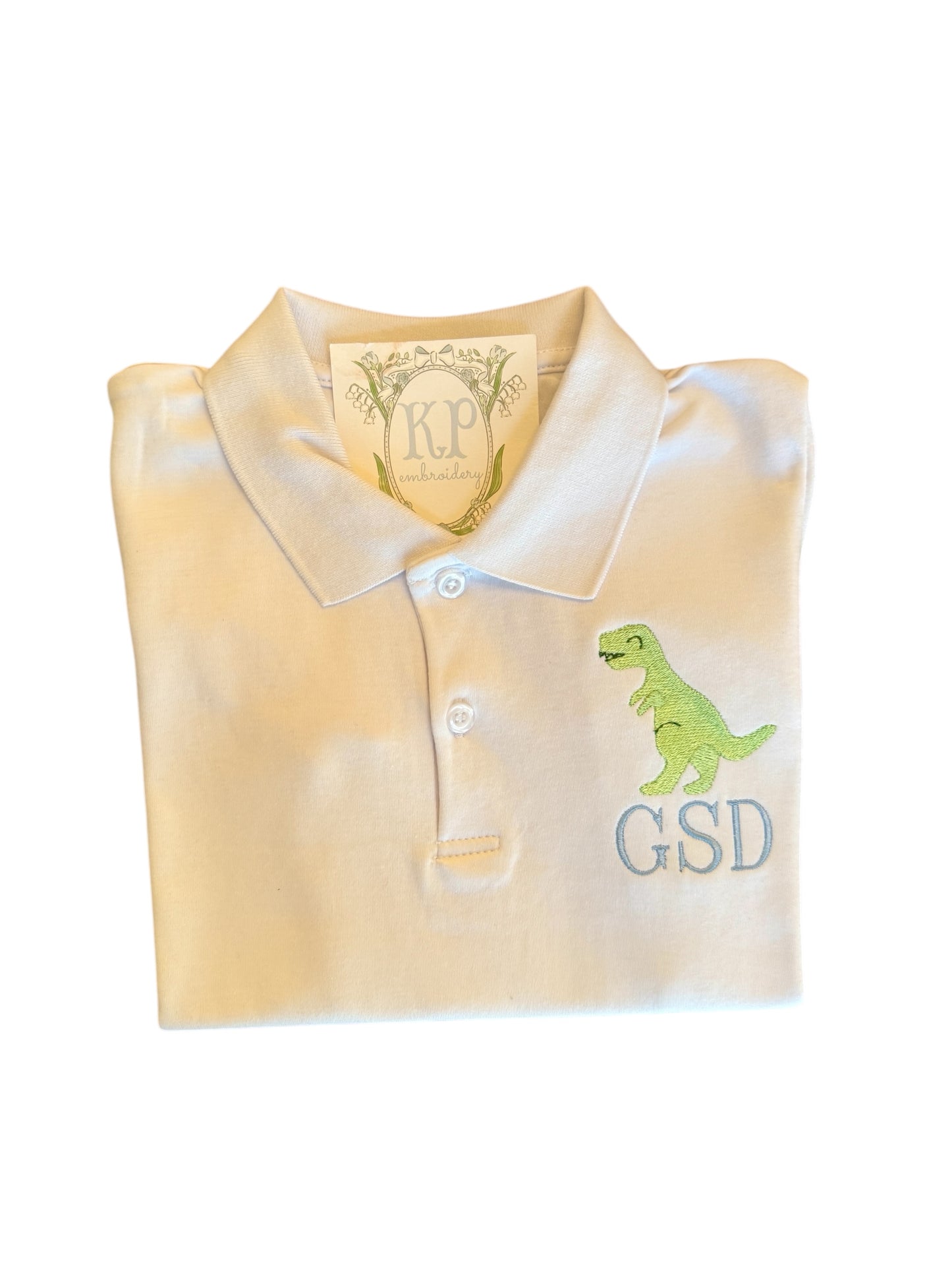 Boys Short Sleeve Trex Polo- Name or Initials optional