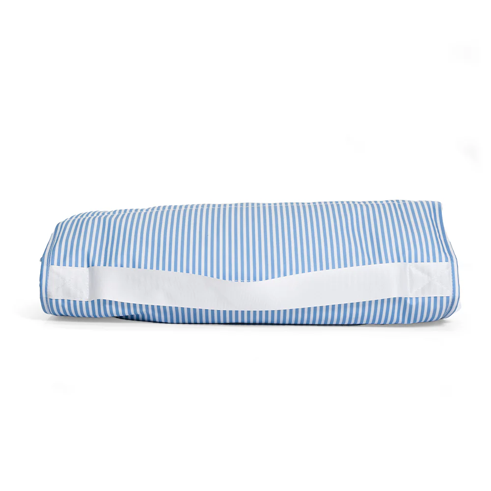 TRVL Rest Up! Nap Mat- Pimlico Stripe Chambray