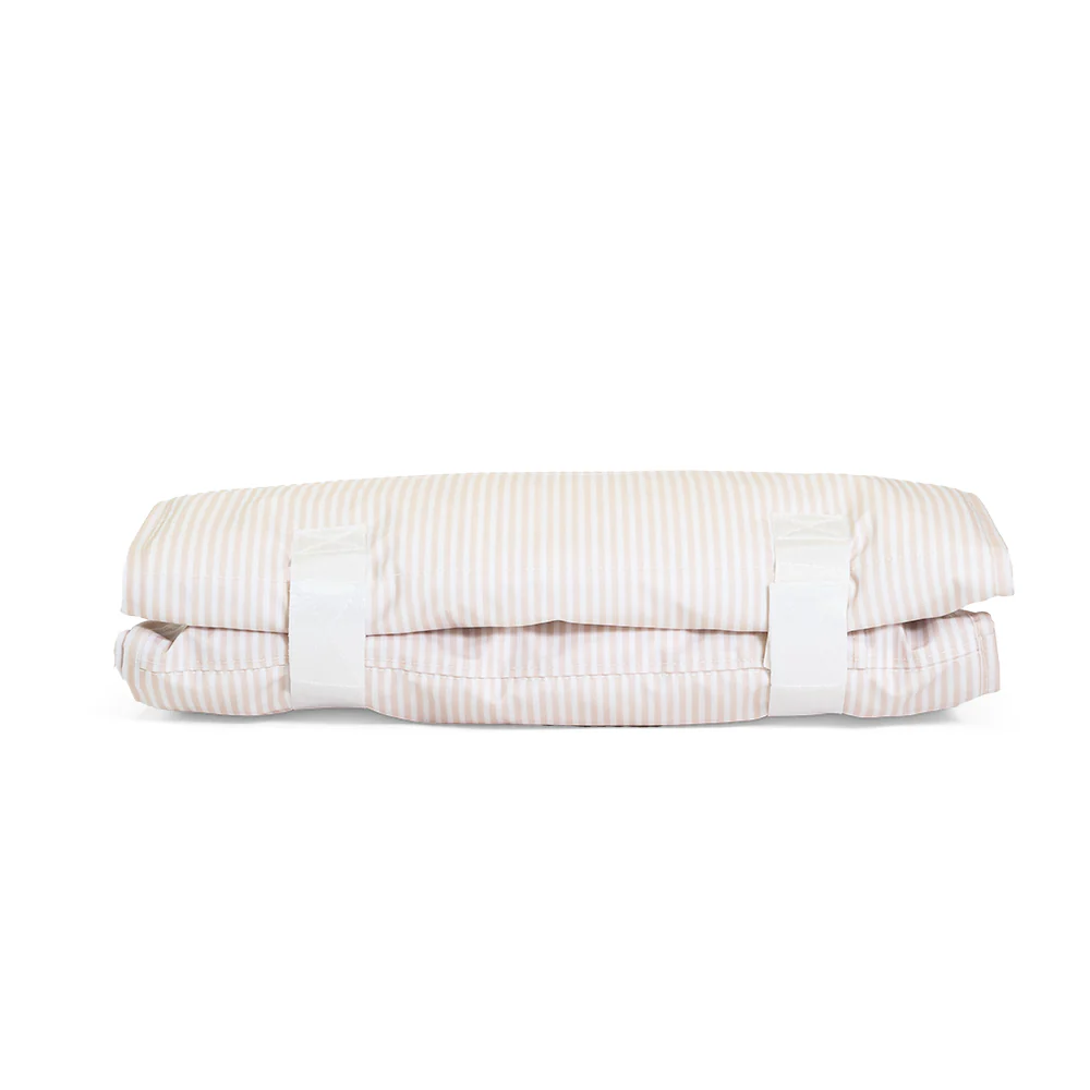 TRVL Rest Up! Nap Mat- Pimlico Stripe Sand
