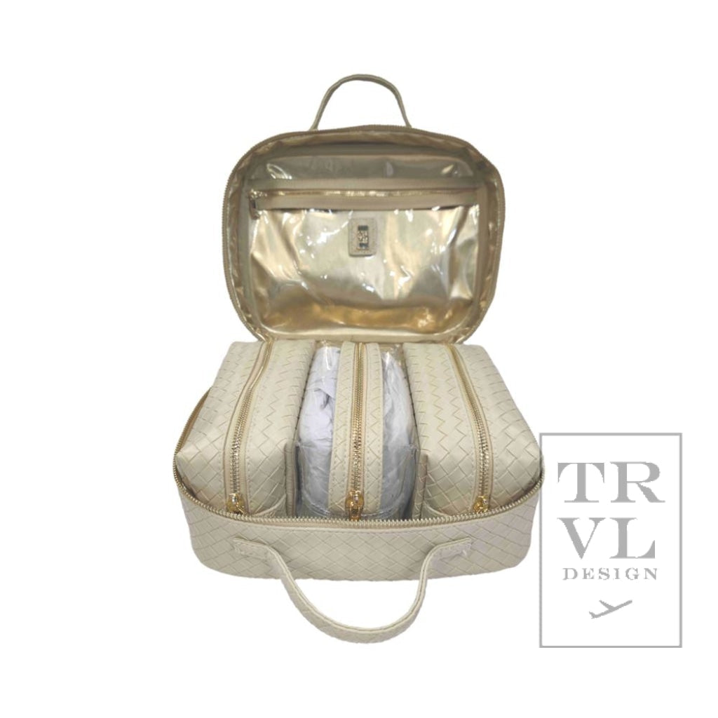 Luxe TRVL2 Case- Woven Bisque