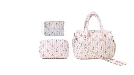 QUILTED ALL YOU NEED BUNDLE IN FLEURIE + CHANGER MAT + EVERYDAY (3 PIECE)