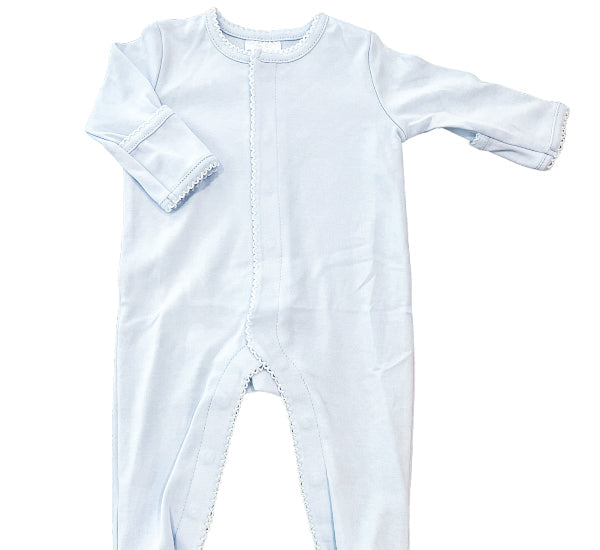 Picot trimmed footies