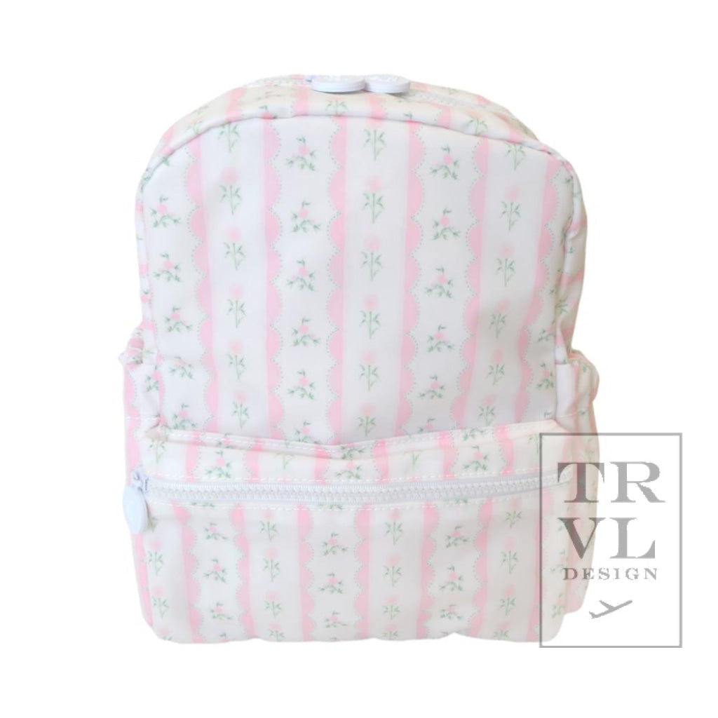 TRVL Mini Backer- Pink Ribbon Floral- Backorder late April