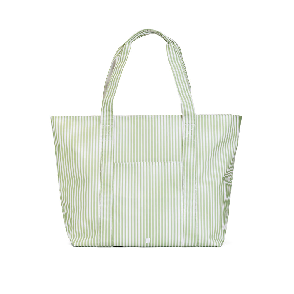 TRVL JUMBO TOTE - Pimlico Stripe Sage