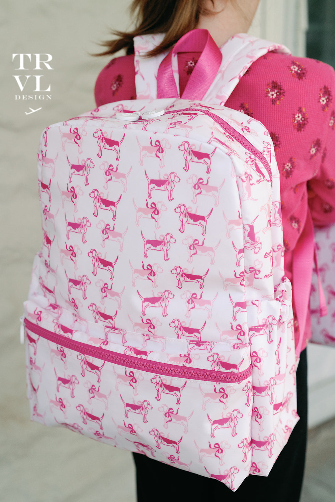 TRVL Backpacker- Puppy Love Pink