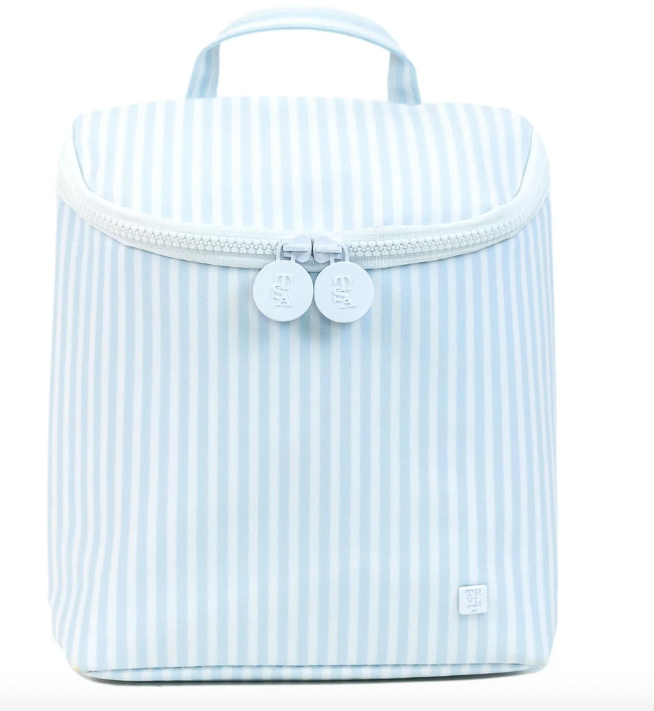 TRVL Takeaway Lunch Bag- Pimlico Stripe Blue