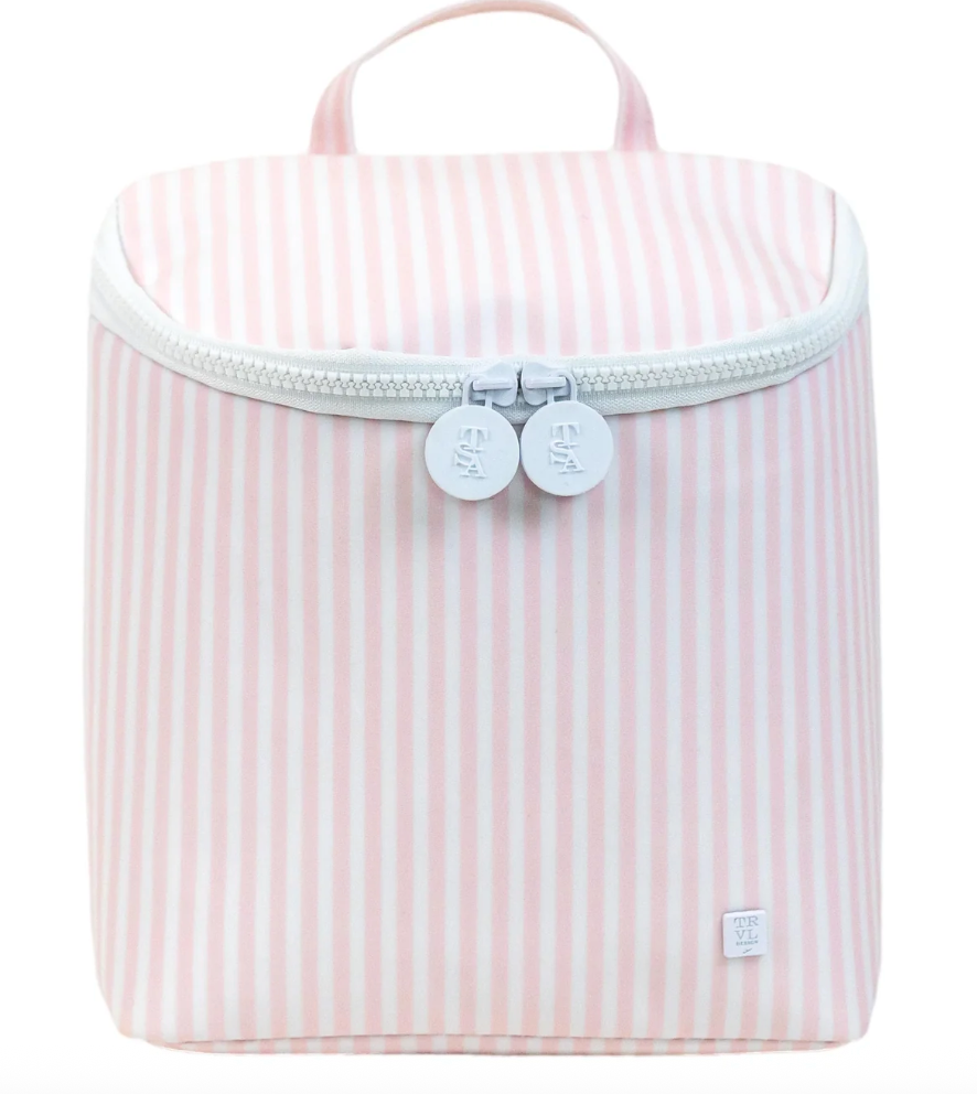 TRVL Takeaway Lunch Bag- Pimlico Stripe Pink