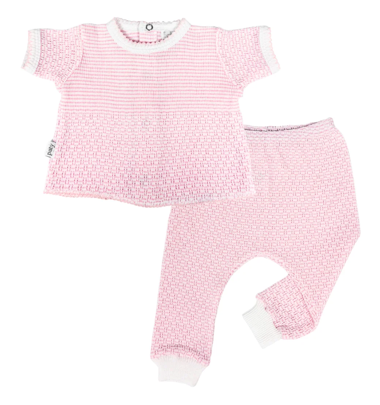 PREORDER Paty Knit Short Sleeve Leggings Set