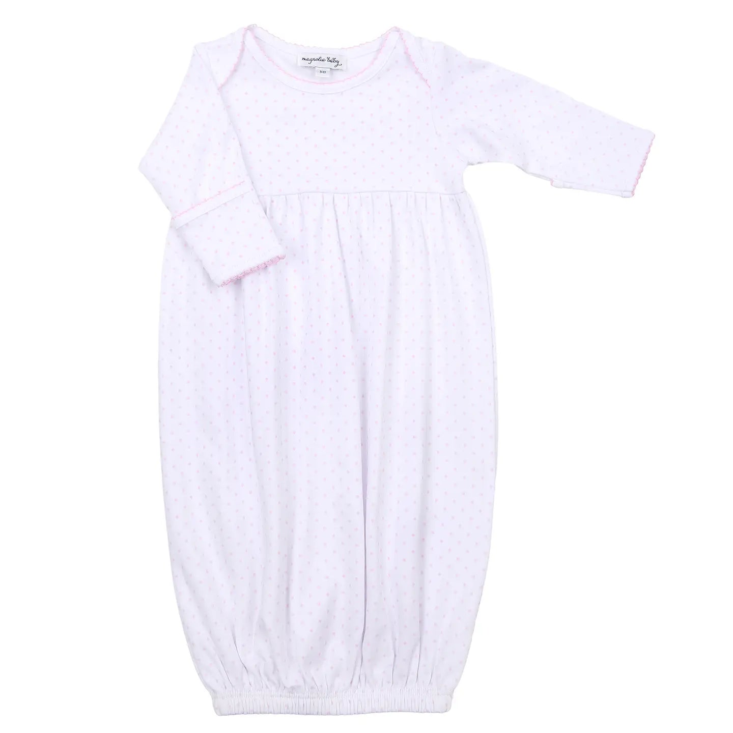 Magnolia Baby Mini Pink Dot Gown