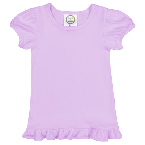 Girls Short Sleeve Ruffle T-Shirt