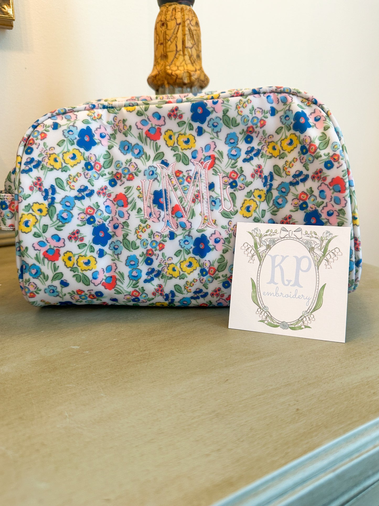 TRVL Toiletry Bag- Posies