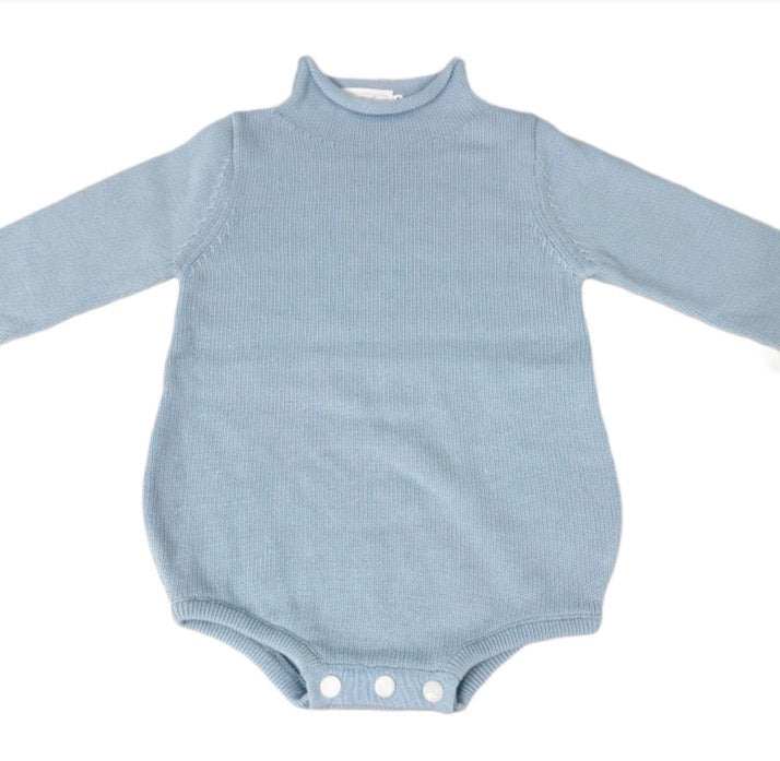 Rollneck Sweater Bubble- Light Blue *Preorder