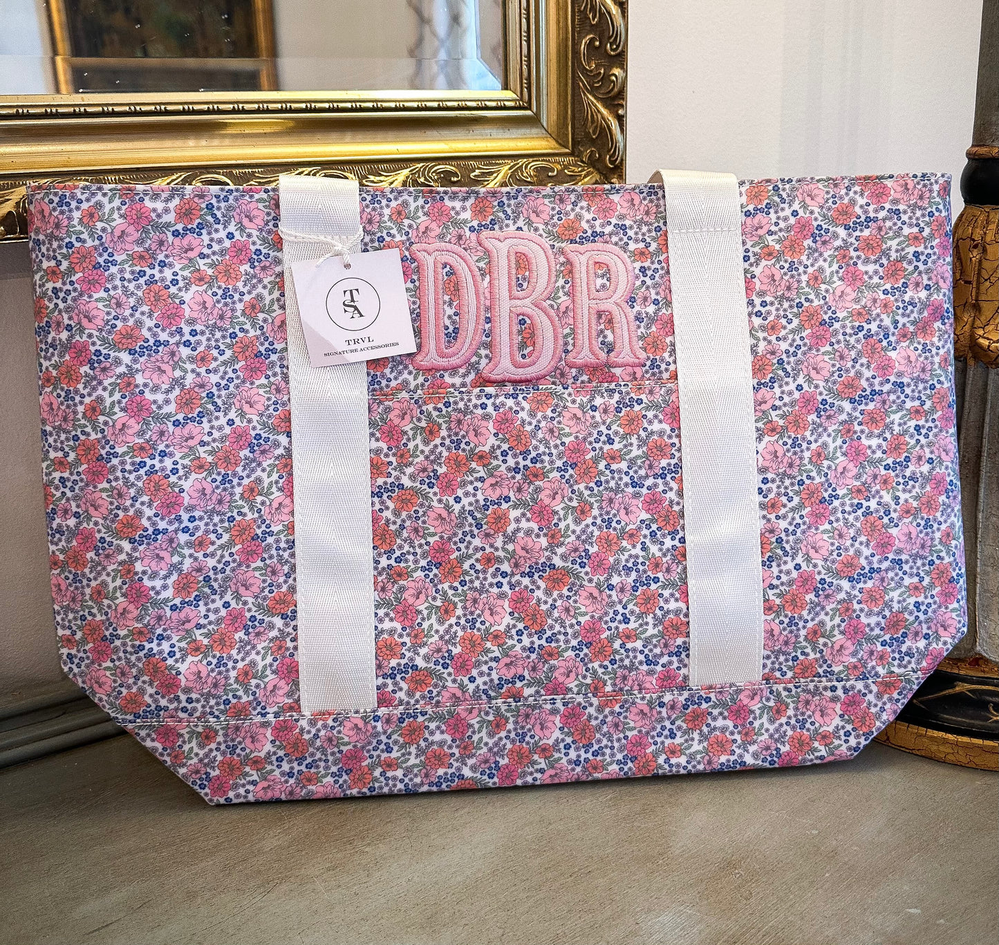 TRVL Classic Tote- Garden Floral