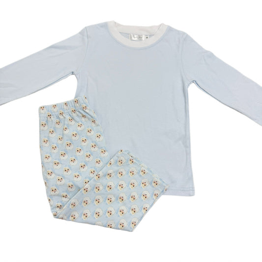 HJ Blue Santa Pant Set