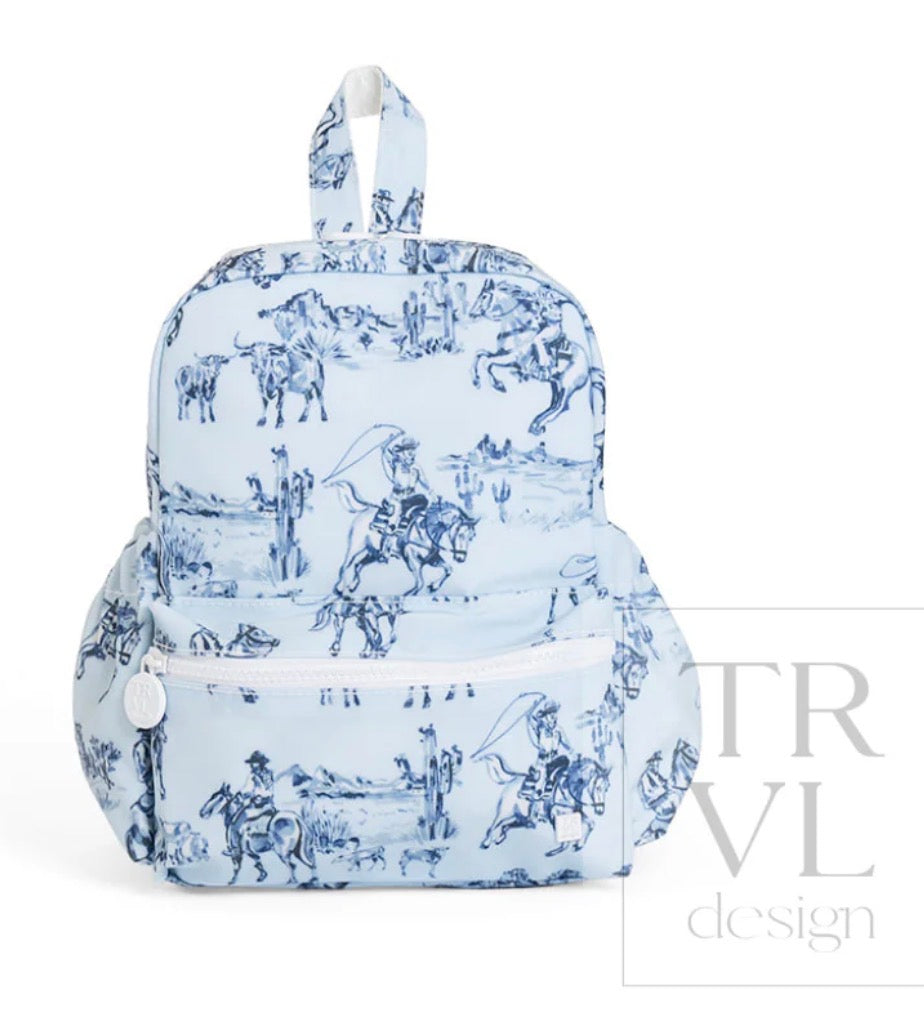 Mini Backer- Cowboy Toile