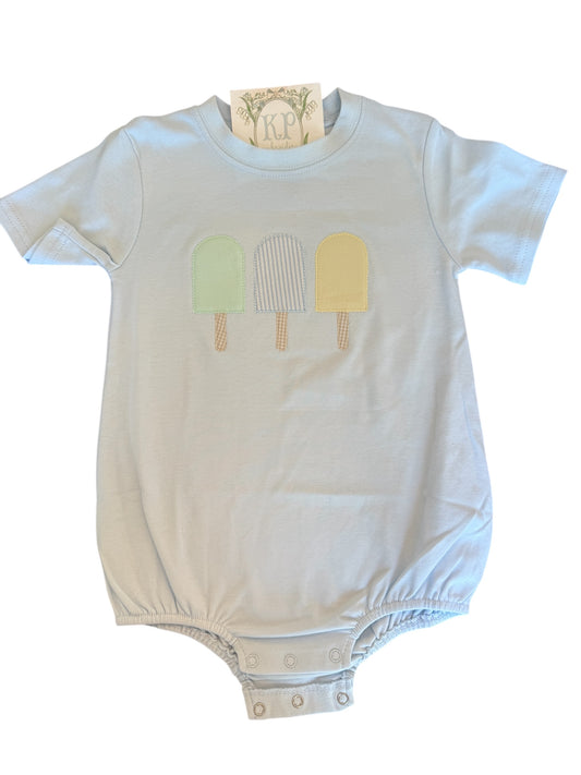 Appliqué Popsicle Trio tshirt bubble