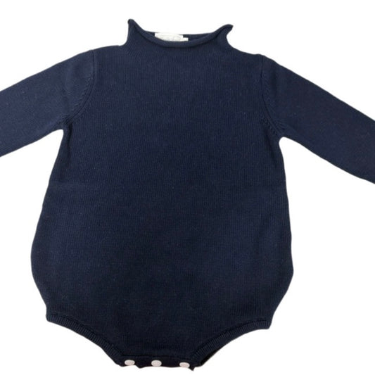 Rollneck Sweater Bubble- Navy *Preorder