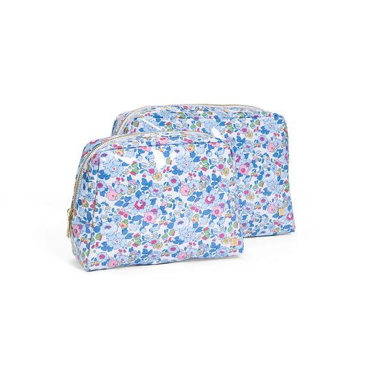 TRVL Gloss Wash Bag- Bridgehampton Floral (medium & large sold separately)