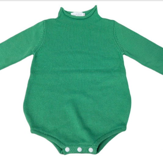 Rollneck Sweater Bubble- Kelly Green *Preorder