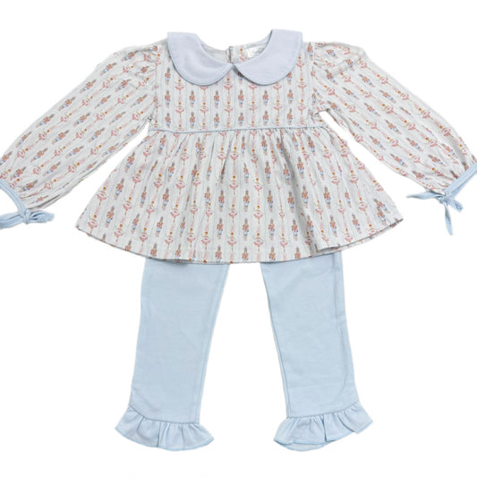 HJ Nutcracker Ruffle Pant Set