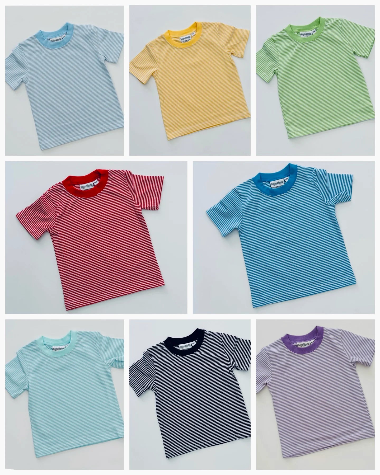 Mini Motif SS Boy STRIPE Tshirt Bundle LONG SLEEVE