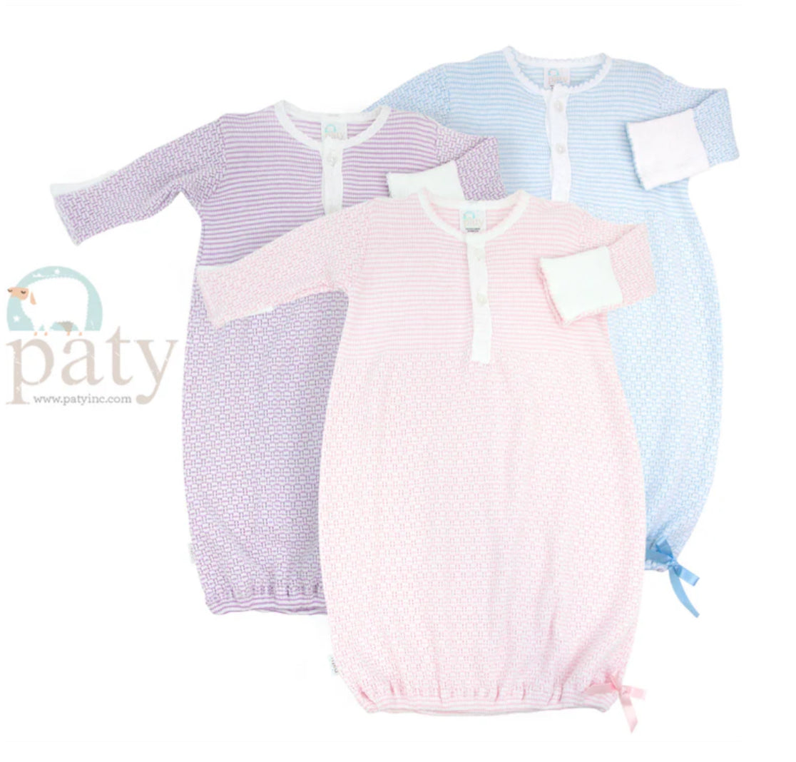 PREORDER Paty Solid Color Knit LS Gown