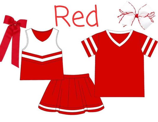 *Preorder Cheer Uniform- Red