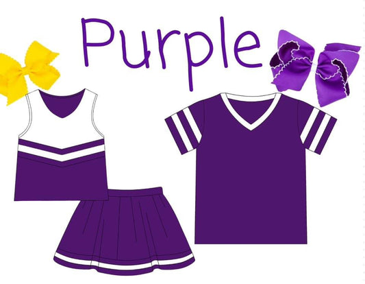 *Preorder Cheer Uniform- Purple
