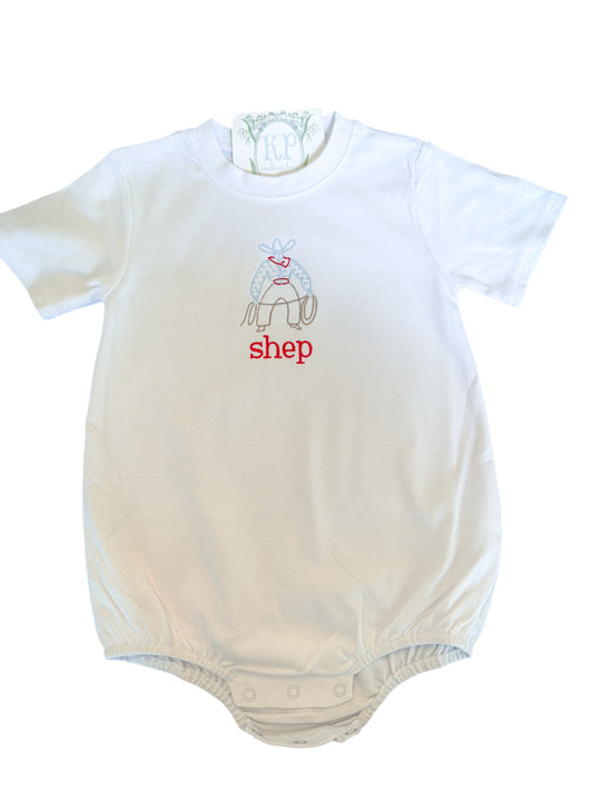 Cowboy Tshirt bubble - name optional