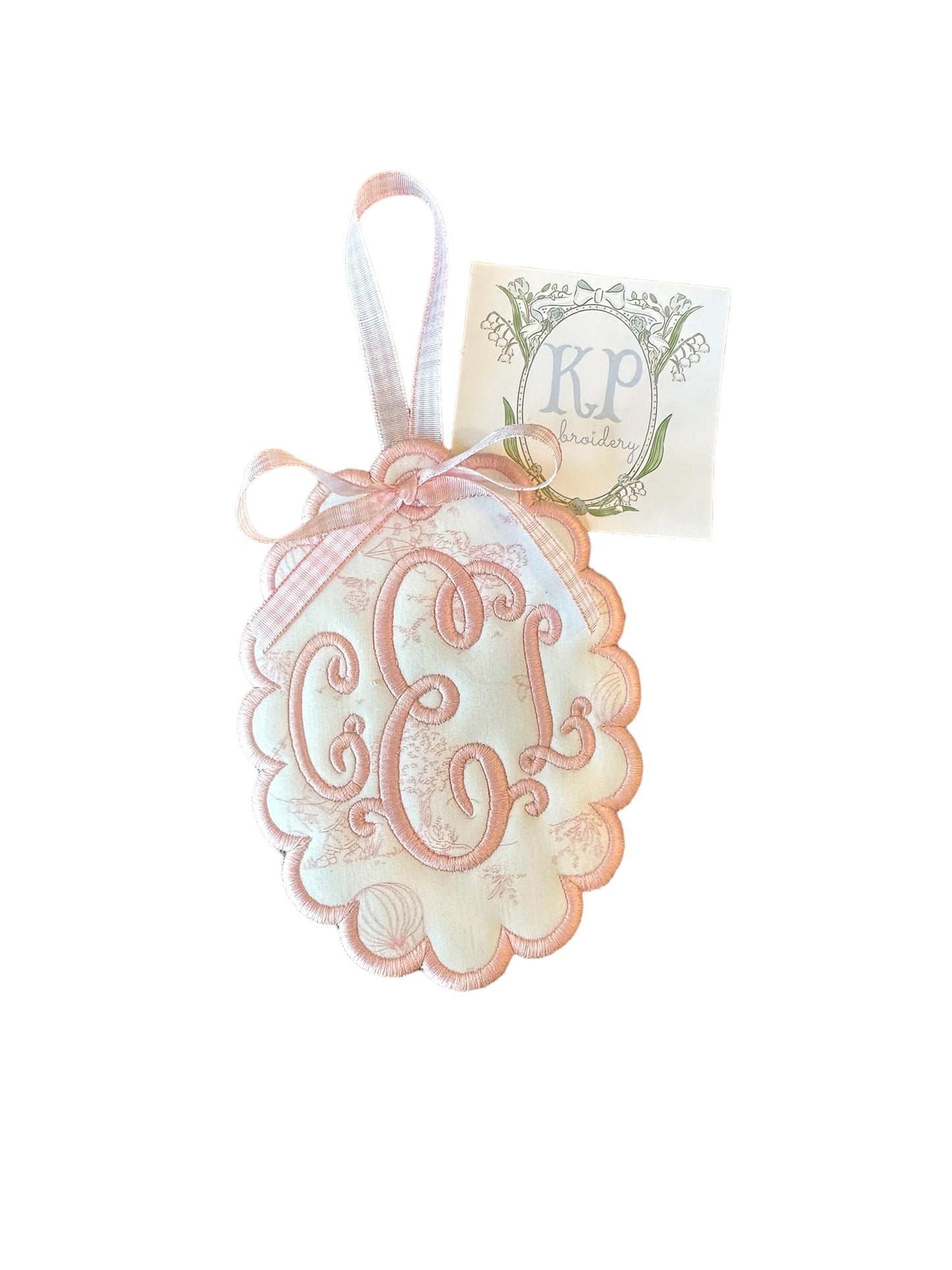 Christmas Ornament - Toile
